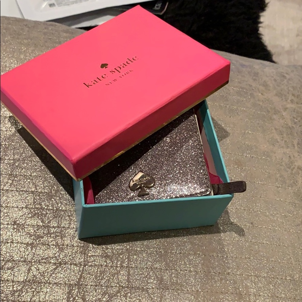 Kate spade sparky gold/ light bronze wallet